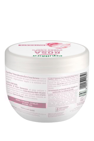 Burro corpo nutriente alla rosa ialuronica Equilibria - 300 ml