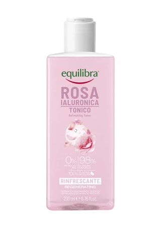 Tonico rinfrescante all'acido ialuronico e alla rosa - 200 ml