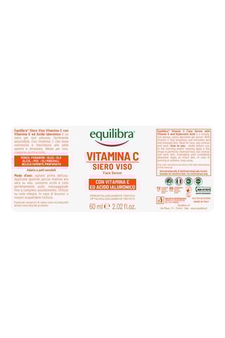 Siero viso vitamina C Equilibra - 2 x 60 ml