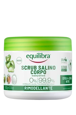 2 x scrub salino rimodellante Equilibra Aloe - 2 x 600 g
