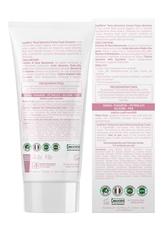 Crema corpo idratante 48h Rosa Ialuronica - 150 ml