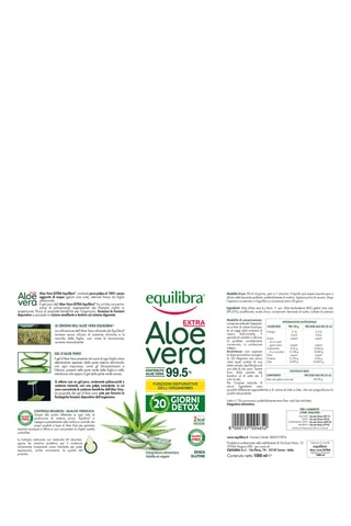 Aloe Vera Extra Equilibra - 2 x 1 l