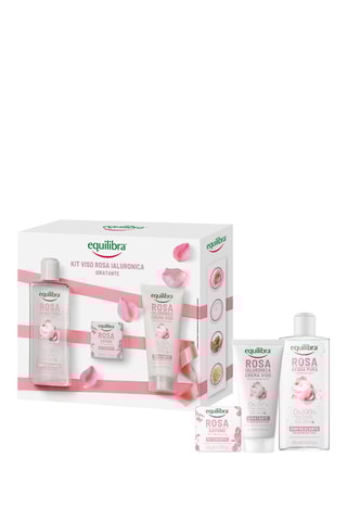 Cofanetto viso idratante alla rosa - 3 prodotti