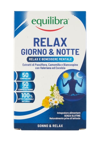 Relax Giorno & Notte Equilibra - 2 x 50 compresse - 2 cure da 50 giorni