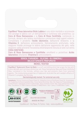 2 x stick labbra Rosa Ialuronica - 2 x 5,5 ml