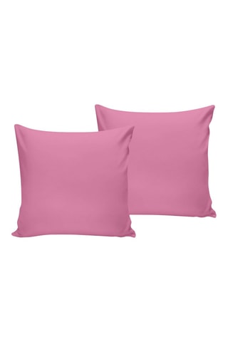 2 fronhas de algodão reforçado 117 g/m² - Rosa