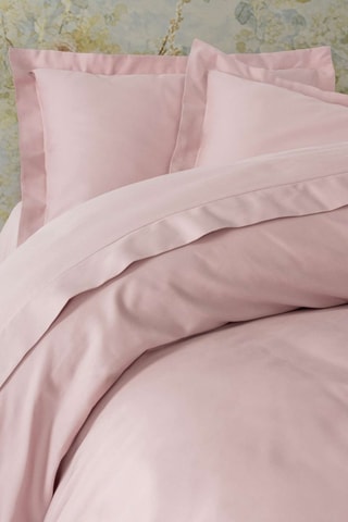 Capa de edredão em cetim de algodão - 83 fios/cm² Elegant - Rosa-maquilhagem