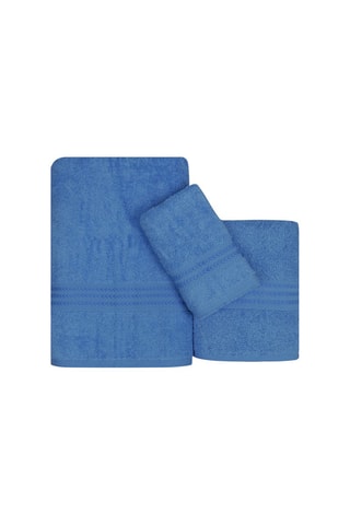 3 toalhas Rainbow - Azul