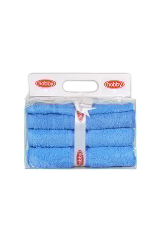 3 toalhas Rainbow - Azul