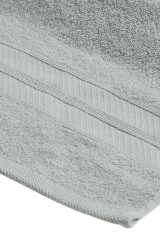 4 toalhas - Cinzento e amarelo - 50 x 90 cm