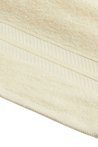 4 toalhas - Cinzento e amarelo - 50 x 90 cm