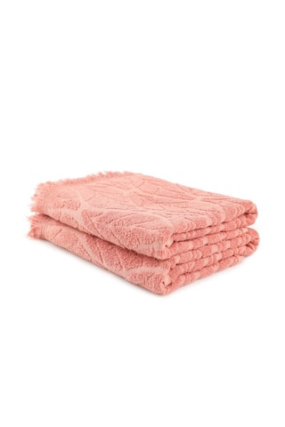 Toalha de mãos - Salmão - 50 x 90 cm