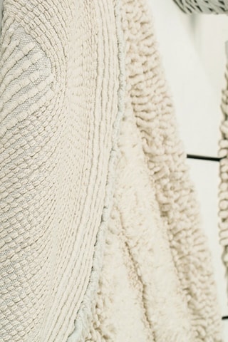 2 tapetes de banho Macoroni Cru - 50 x 60 cm / 60 x 100 cm