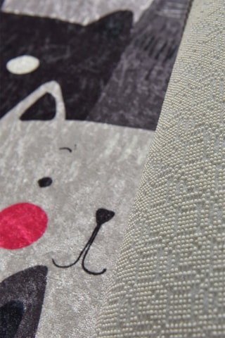 2 tapis de bain Meow Noir - 50 x 60 cm / 60 x 100 cm