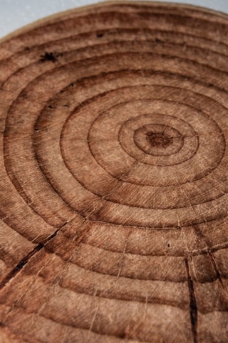 2 tapetes de banho Wood Djt - Ocre - 50 x 60 / 60 x 100 cm