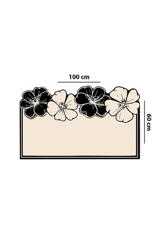 Tapete de banho Morpho - cru - 60 x 100 cm