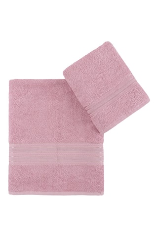 2 toalhas - Rosa