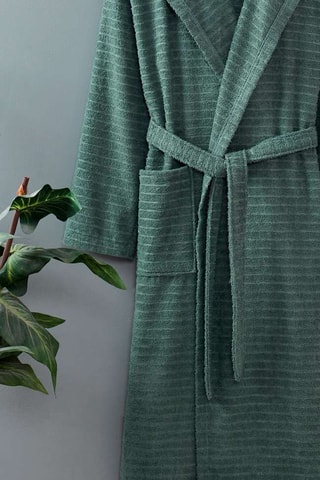 Roupão com capuz - Verde
