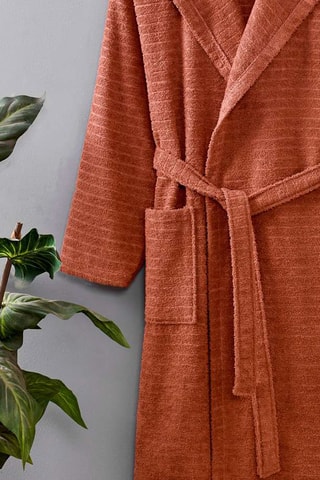 Roupão com capuz - Ferrugem