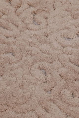 2 tapetes de banho - Bege - 50 x 60 cm / 60 x 100 cm