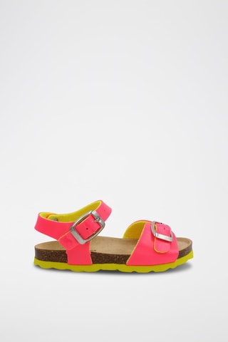 Gelakte Sandalen Fuchsia