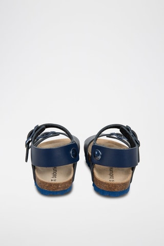 Leren Sandalen Jumanji Blauw