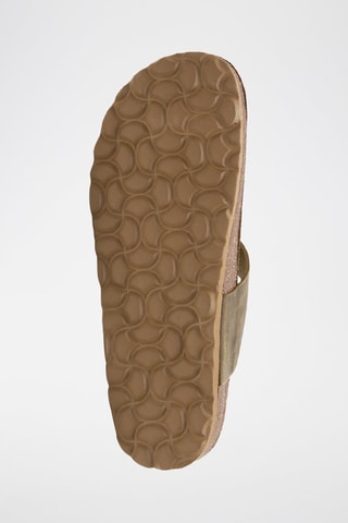 Leren Sandalen - Kaki