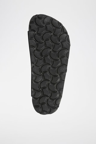 Leren Slippers Ibiza Zwart