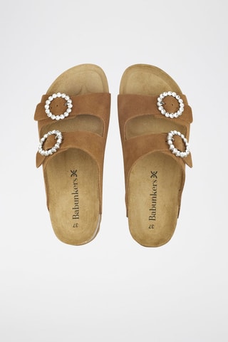 Nubuck Muiltjes 
Bruin