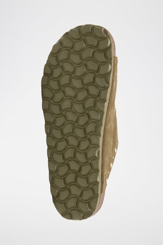 Nubuck Muiltjes - Kaki