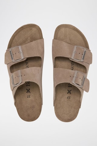 Mules em nobuck - Castanho