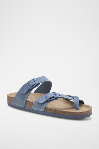 Leren Sandalen - Blauw