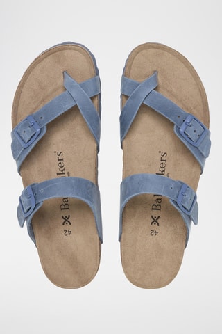 Leren Sandalen - Blauw
