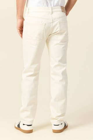 Calças de ganga straight - Cru