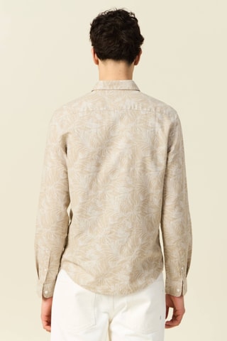 Camisa em linho - Bege