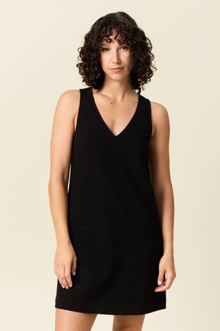 Vestido trapézio - Preto