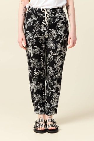 Calças corte cenoura - Preto