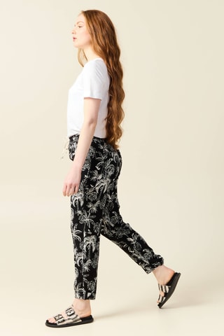 Calças corte cenoura - Preto