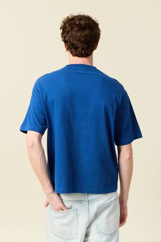 T-shirt oversize - Azul