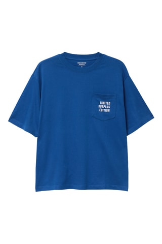 T-shirt oversize - Azul