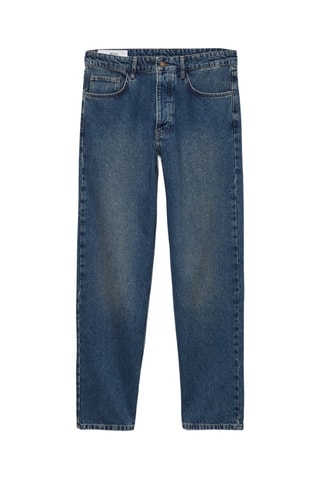 Calças de ganga large - Azul