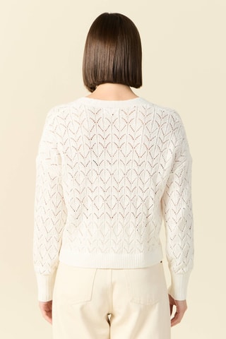 Casaco de malha - Cru