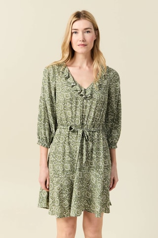 Vestido estilo patinadora - Caqui