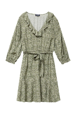 Vestido estilo patinadora - Caqui