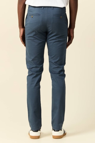 Biologisch Katoenen Chino - Blauw