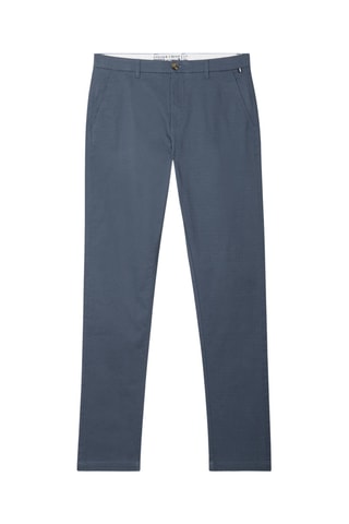 Biologisch Katoenen Chino - Blauw