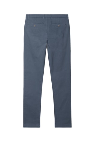 Biologisch Katoenen Chino - Blauw