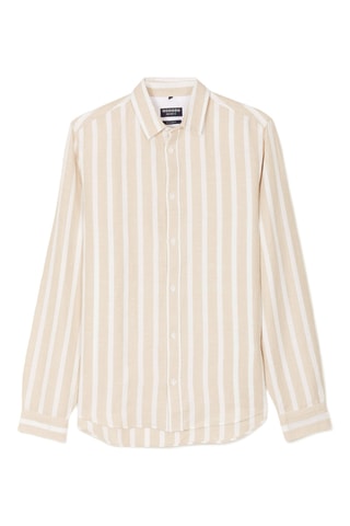 Camisa em linho - Bege