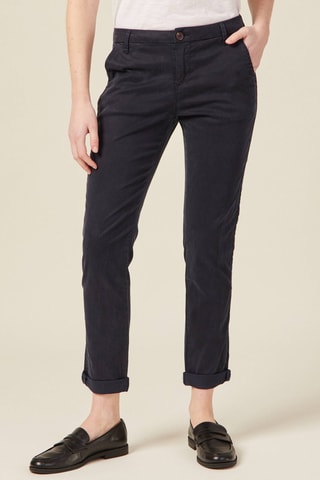 Calças chino - Azul-escuro