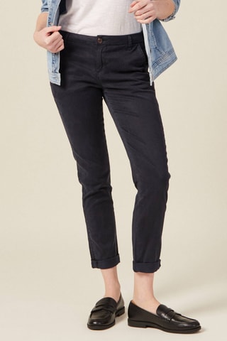 Calças chino - Azul-escuro